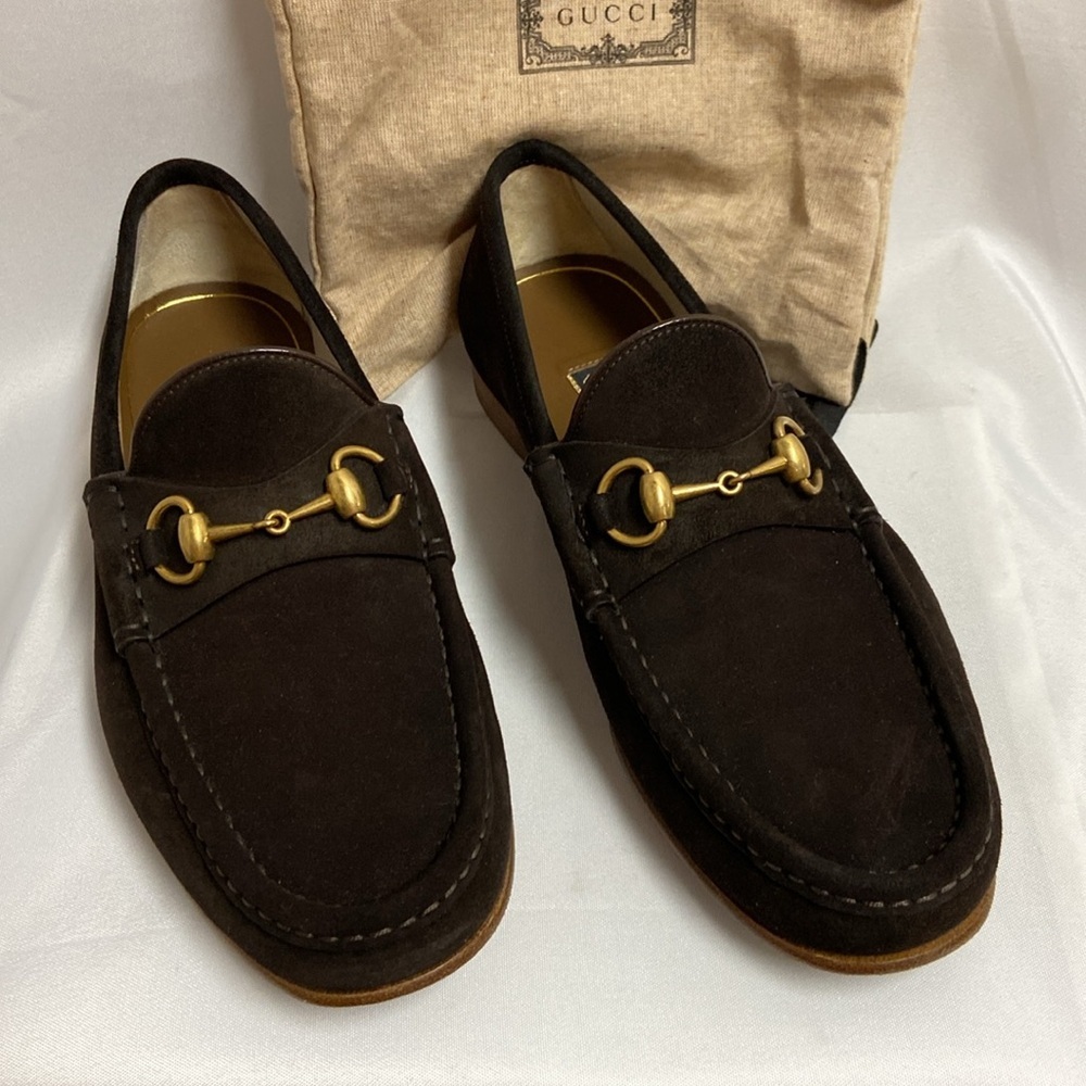 Gucci Men’s Horsebit 1953 Loafer Dark Brown Size 8 UK 9 US - Picture 2 of 10